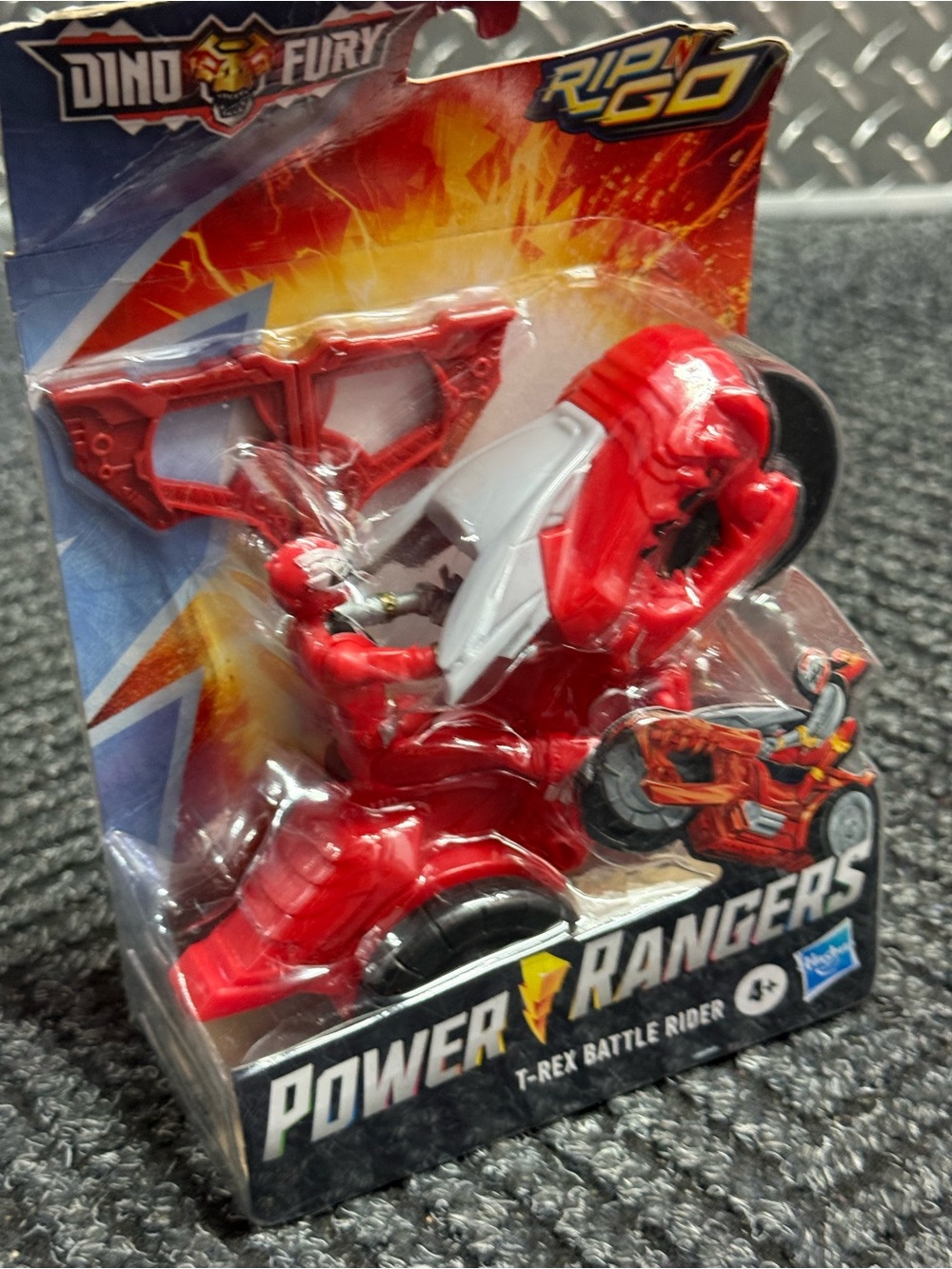 Power Rangers Red T-Rex Battle Rider Toy - Picture 3 of 4